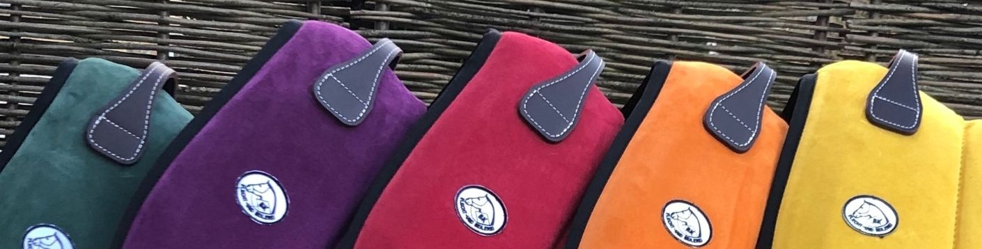Reitpads in verschiedenen Farben