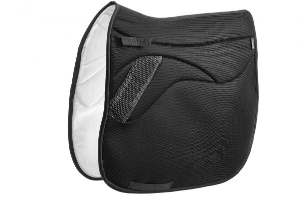 QUITTPAD® Dressur Schabracke WAVE Contact schwarz